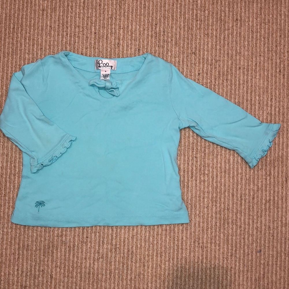 Blue Girls Lilly Pulitzer Long Sleeve Shirt
